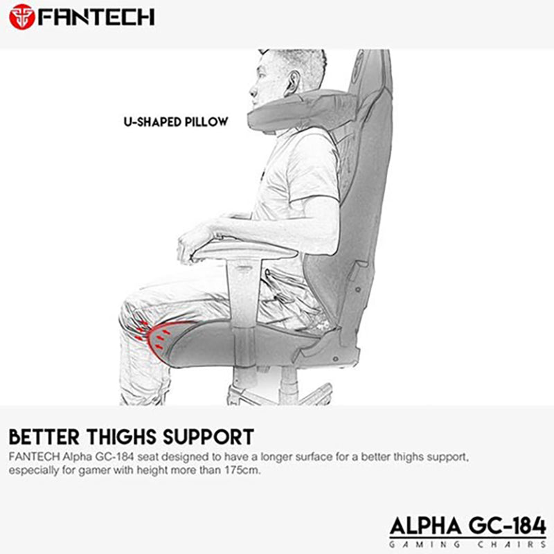 FANTECH ALPHA GC-184 GAMING CHAIR FANTECH ALPHA GC-184 GAMING CHAIR